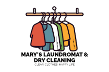 Logo for Mary’s Laundromat and Dry Cleaning Logo for Mary’s Laundromat and Dry Cleaning