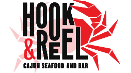 hook & rell cajun seafood logo